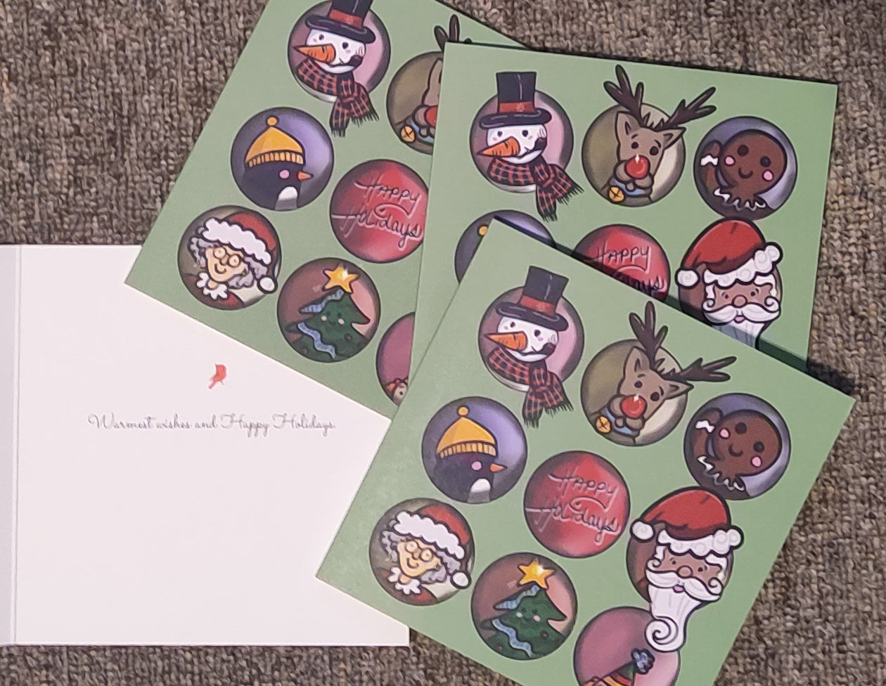 North Pole Year Book Holiday Cards