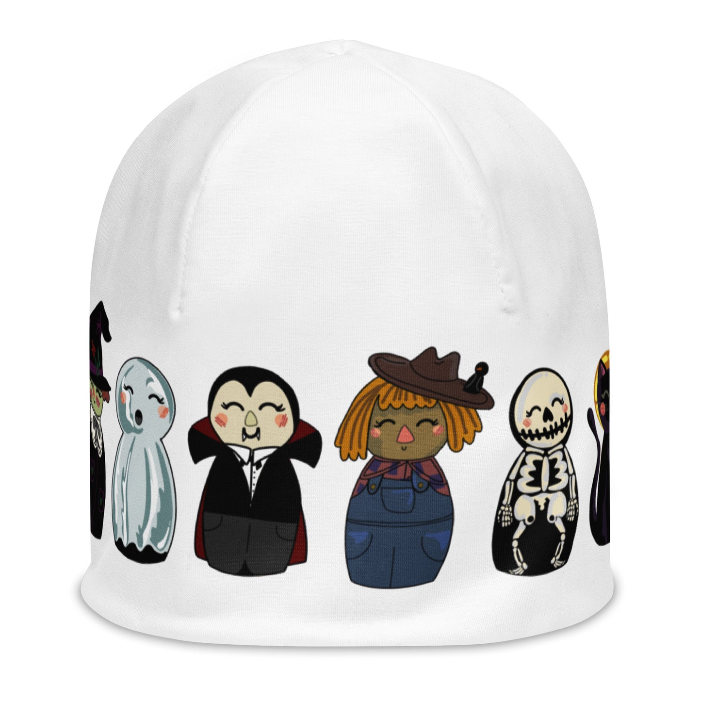 Boo Crew Print Beanie