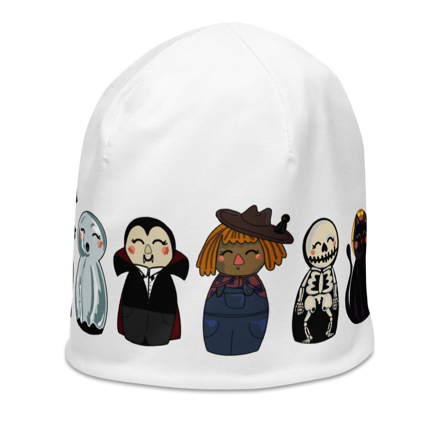 Boo Crew Print Beanie