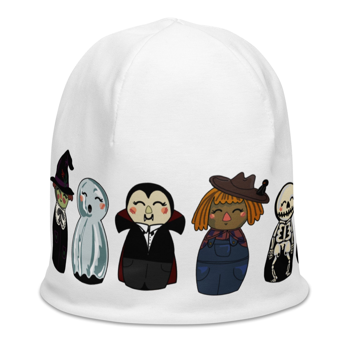 Boo Crew Print Beanie