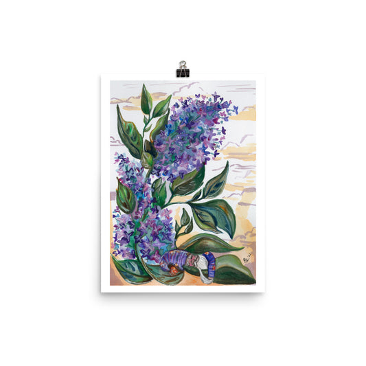 Lilac Dreams, Giclée Print, 12" x 16"