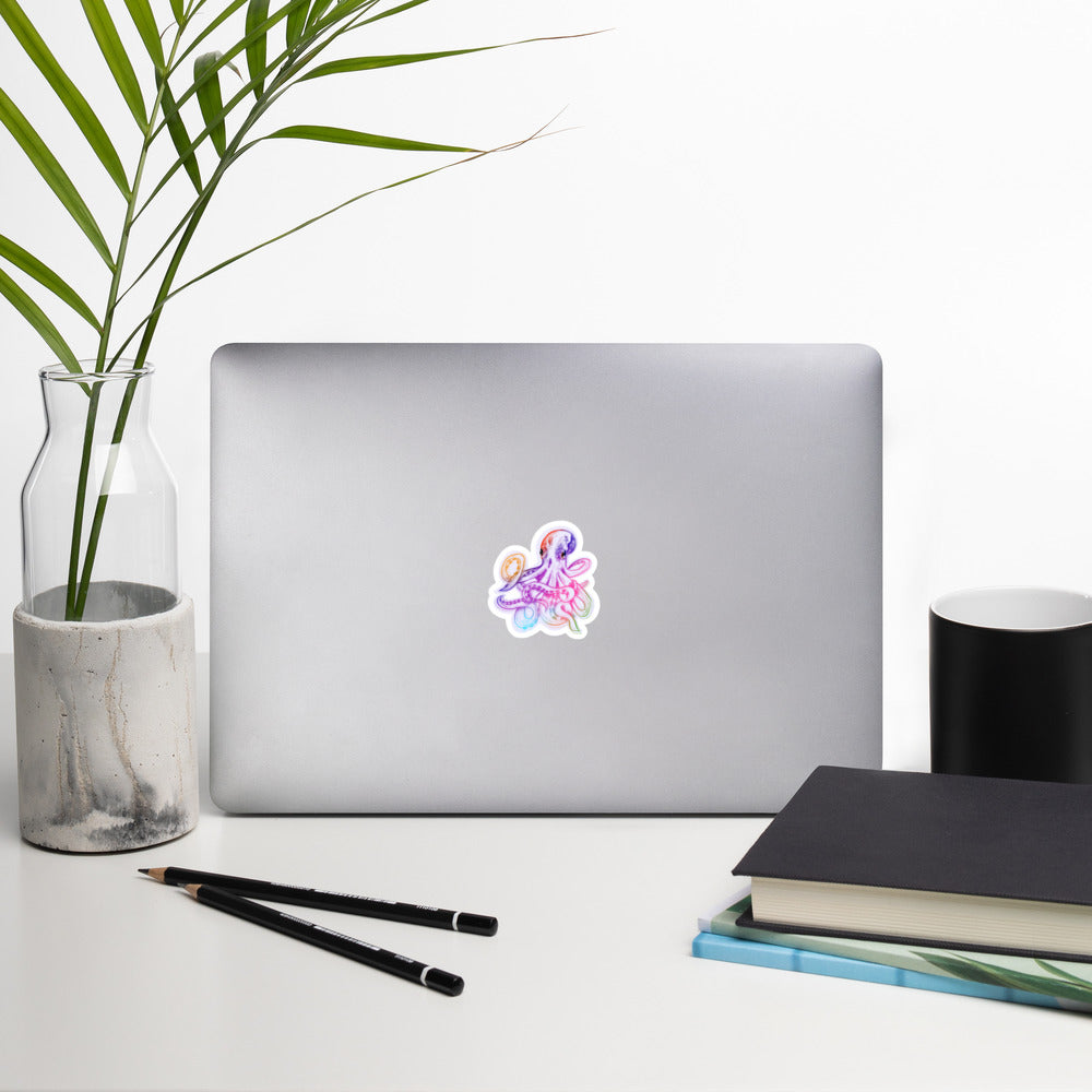 RGB Octopus Sticker