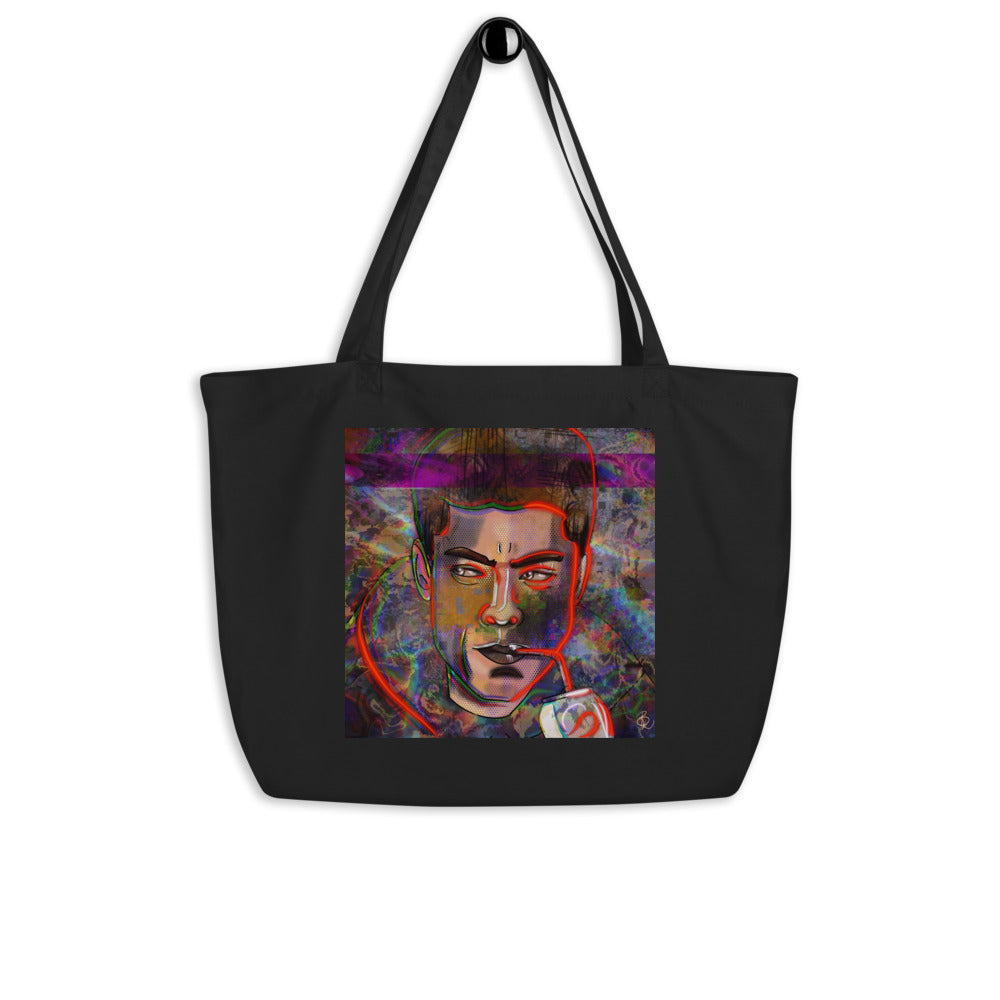 "Soda Can" Artwork, Large organic tote bag