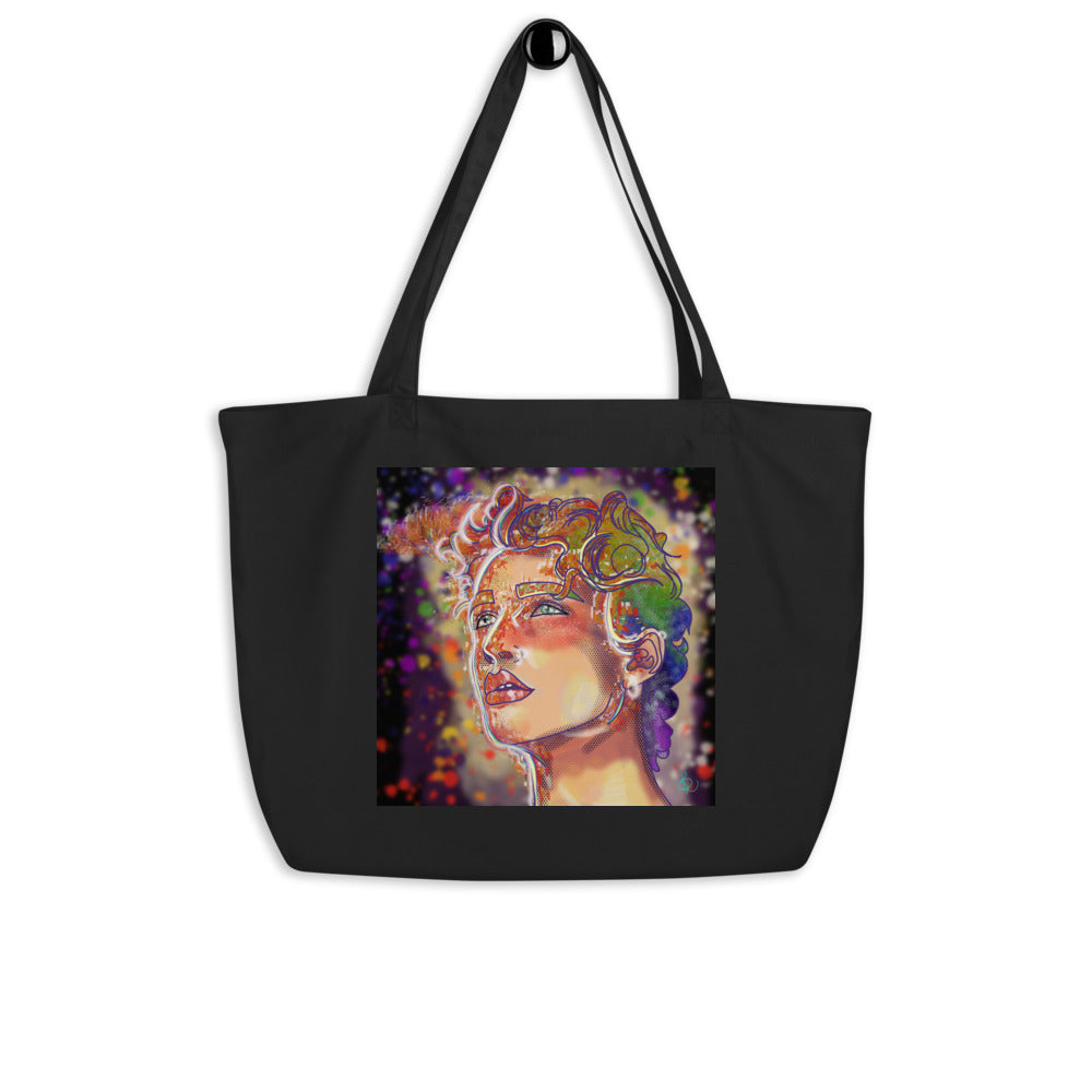 "Pride" Artwork, Large organic tote bag