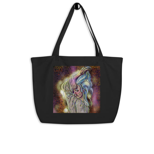 "Dance" Artwork, Large organic tote bag