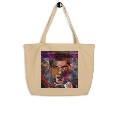 "Soda Can" Artwork, Large organic tote bag