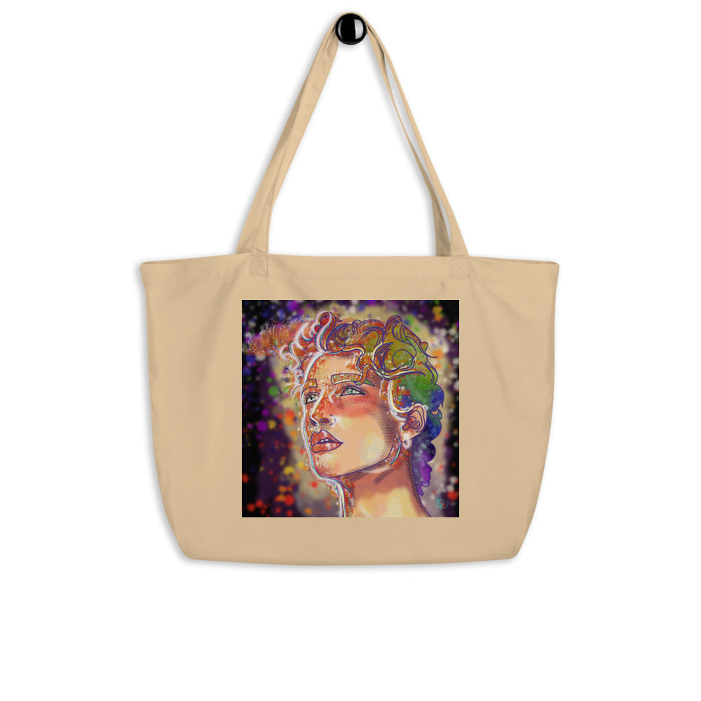 "Pride" Artwork, Large organic tote bag