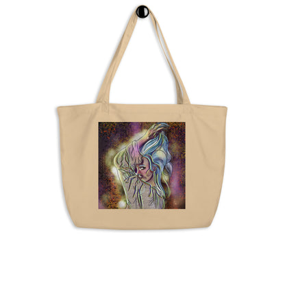 "Dance" Artwork, Large organic tote bag